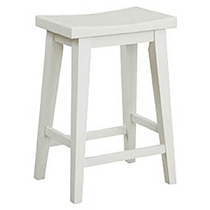 Parker House Americana Modern Dining 26&quotH Wood Counter Stool in White