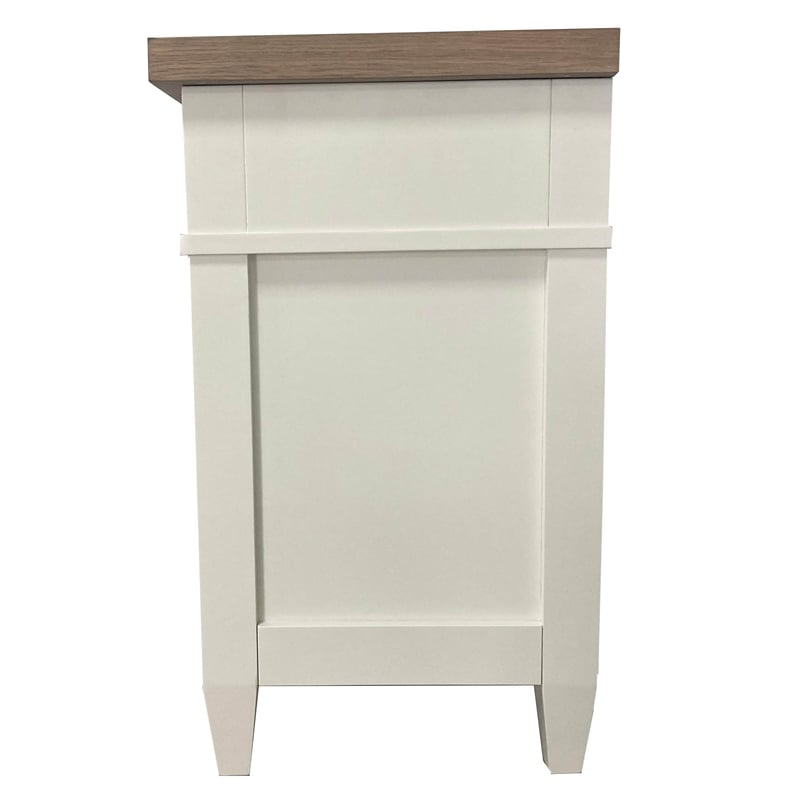 Parker House Americana 30.5'W Modern Bedroom 3 Drawer Nightstand in White