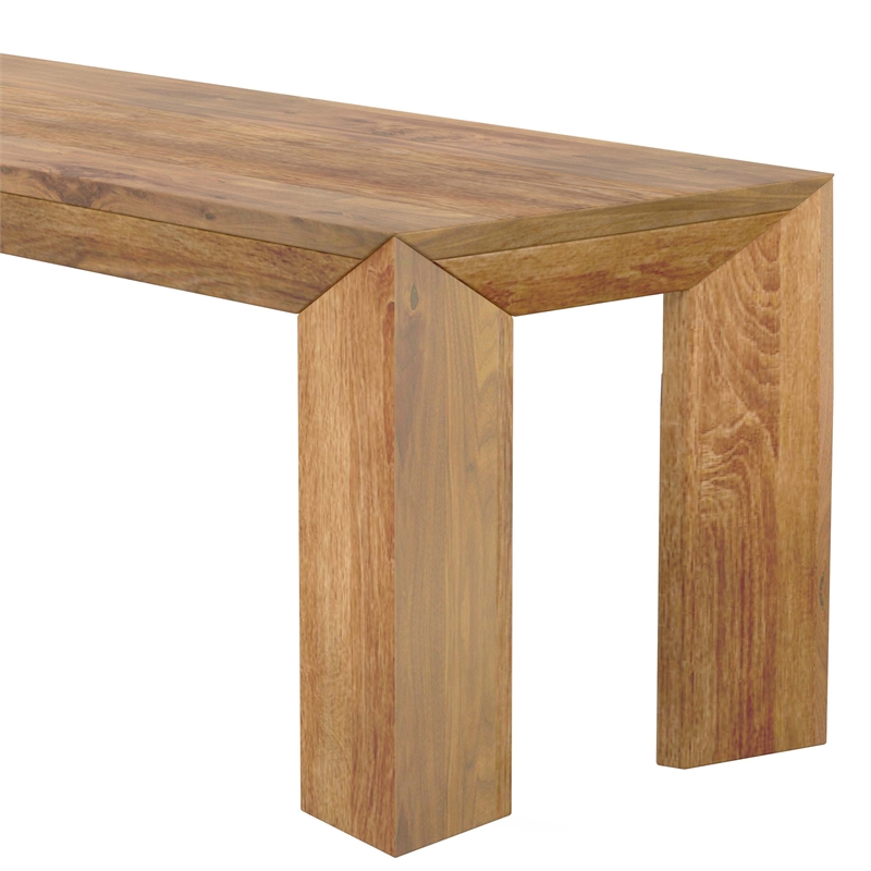 Parker House Crossings - Downtown Dining Bench in Brown Finish