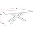 Parker House Crossings - Monaco Wood Rectangular Dining Table in Natural