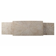 Parker House Crossings Monaco Wood Rectangular Nesting Cocktail Table in Fossil