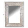 Parker House Crossings Monaco Wood Wall Mirror in Fossil Finish