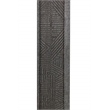 Parker House Crossings Serengeti Transitional Wood Floor Mirror in Gray