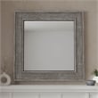 Parker House Crossings Serengeti Transitional Wood Wall Mirror in Gray