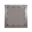 Parker House Crossings Serengeti Transitional Wood Wall Mirror in Gray