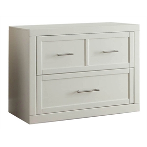 Parker House Catalina 40&quotW Wood Lateral File in White Finish