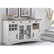 Parker House Americana Modern Wood Dining Buffet Server in White