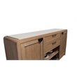 Parker House Escape Traditional Wood Buffet Server with Stone Top in Natural