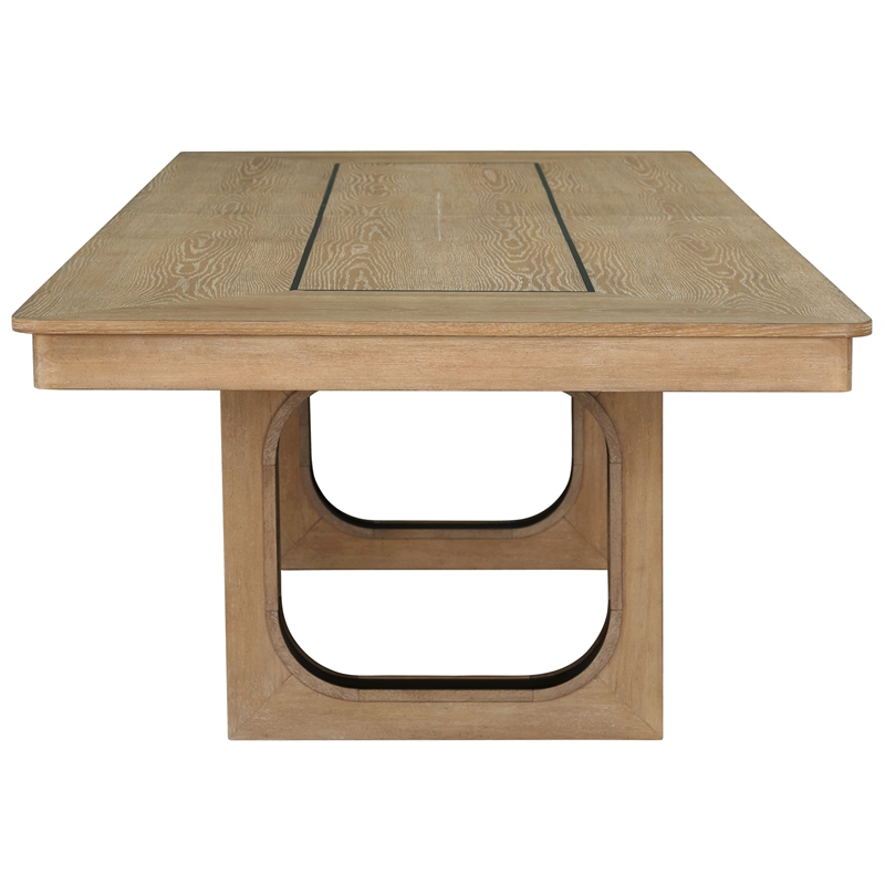 Parker House Escape Traditional Wood Extendable Dining Table in Natural