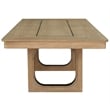 Parker House Escape Traditional Wood Extendable Dining Table in Natural