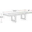 Parker House Escape Traditional Wood Extendable Dining Table in Natural