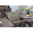 Parker House Lodge Wood Dining Counter Height Extendable Dining Table in Brown