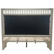Parker House Americana Modern Traditional Wood Queen Shelter Bed in White
