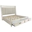 Parker House Americana Modern Traditional Wood Queen Shelter Bed in White