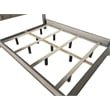 Parker House Pure Modern Bedroom Wood King Panel Bed in Moonstone Gray