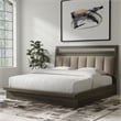 Parker House Pure Modern Bedroom Wood Queen Platform Bed in Moonstone Gray