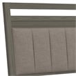 Parker House Pure Modern Bedroom Wood King Platform Bed in Moonstone Gray