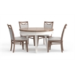 Parker House Americana Modern 5 PC Wood Round Dining Table & Chairs in Natural