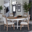 Parker House Americana Modern 5 PC Wood Round Dining Table & Chairs in Natural