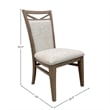 Parker House Americana Modern 5 PC Wood Round Dining Table & Chairs in Natural