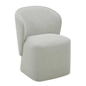 Parker House Bongo 21&quot Fabric Upholstered Dining Chair in White (Set of 2)