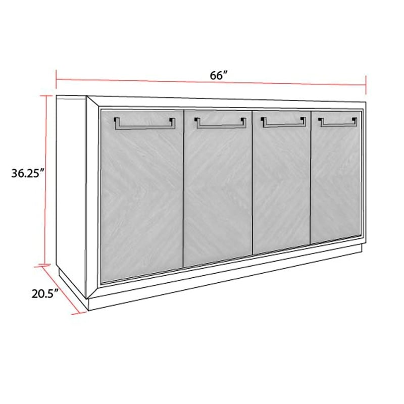 Parker House Cedar Fork - Dining Sideboard