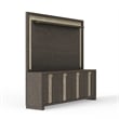 Parker House Ascent 90 in. TV Console with Hutch and Back Panel