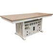 Parker House Americana Modern Island Counter Height Table with 6 chairs