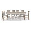 Parker House Americana Modern Island Counter Height Table with 6 chairs