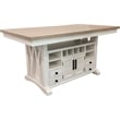 Parker House Americana Modern Island Counter Height Table with 8 chairs