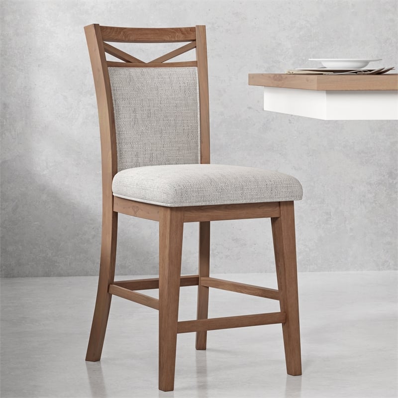 Parker House Americana Modern Island Counter Height Table with 8 chairs
