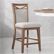 Parker House Americana Modern Island Counter Height Table with 8 chairs