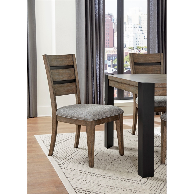 Parker House Cedar Fork - Dining 78 in. with 6 ladderback chairs