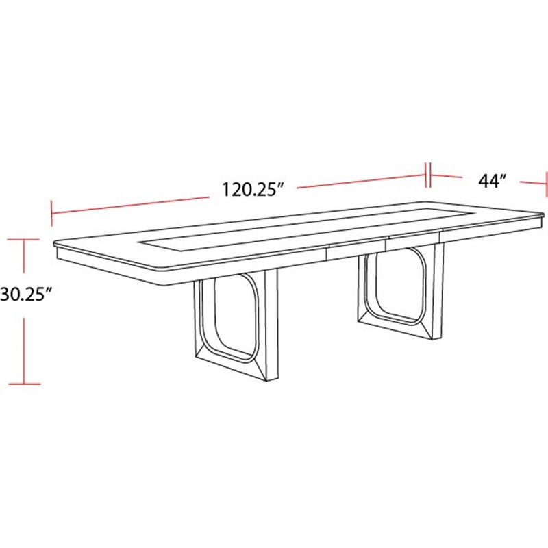 Parker House Escape - Dining 84 In. Rectangular Extendable Table With 8 Chairs