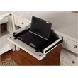 Parker House Boca 5 Piece L Shape Desk with Lateral File and Hutch