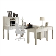 Parker House Boca U Shape Desk with Hutch and File