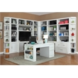 Parker House Catalina 12 Piece Corner Library Wall with Writing Desk