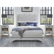 Parker House Americana Modern Bedroom Queen Platform Bed with 2 Nightstands