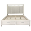 Parker House Americana Modern Bedroom Queen Shelter Bed with 2 Nightstands