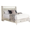 Parker House Americana Modern Bedroom King Shelter Bed with 2 Nightstands