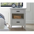 Parker House Americana Modern Bedroom King Shelter Bed with 2 Nightstands