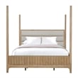 Parker House Escape - Bedroom King Poster Bed with 2 Nightstands