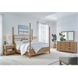 Parker House Escape Queen Poster Bed 2 Nightstands and Dresser with Mirror
