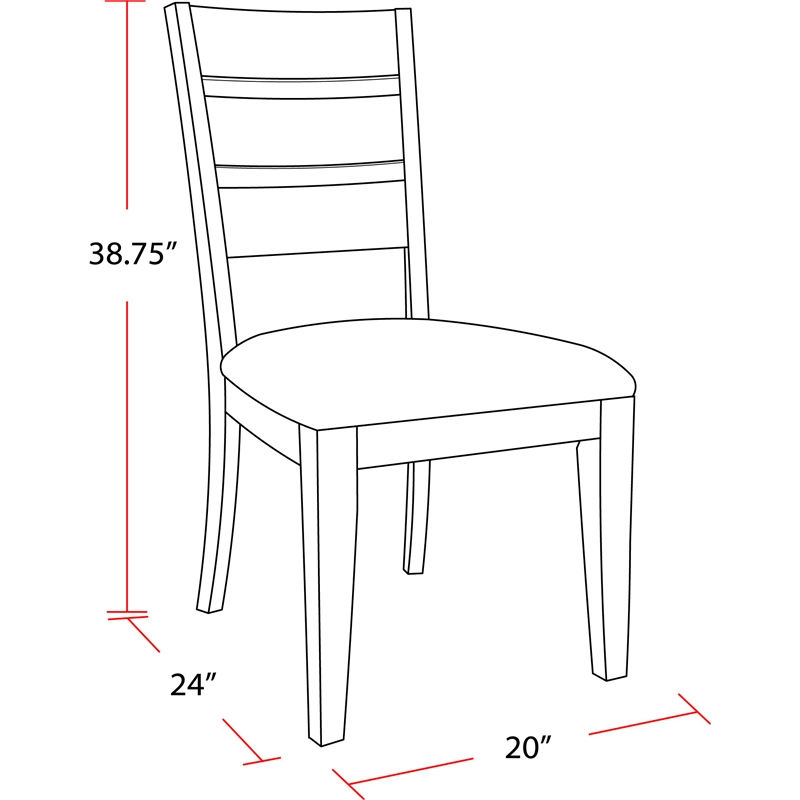 Parker House Cedar Fork - Dining Dining Chair Two Pack