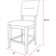 Parker House Cedar Fork - Dining Upholstered Counter Stool (2/CTN Sold in pairs)