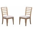 Parker House Escape Ladder Back Dining Chair in Natural Finish (2 Pack)