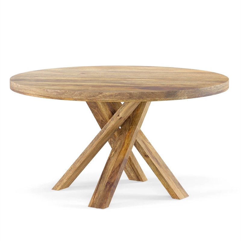 Parker House Crossings Downtown 60 In. Dining Table With 4 Upholstered Chairs