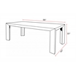 Parker House Crossings Downtown 86 In. Dining Table With 4 Upholstered Chairs
