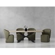 Parker House Crossings Monaco 86 In. Dining Table With 4 Upholstered Chairs