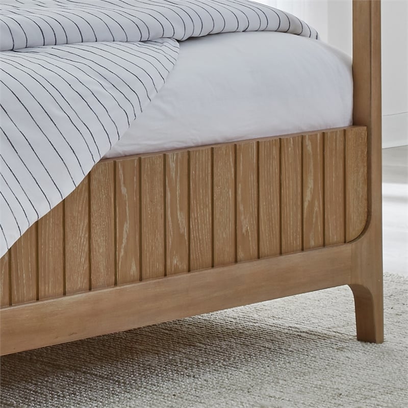 Parker House Escape Bedroom Queen 5/0 Poster Bed & Nightstand